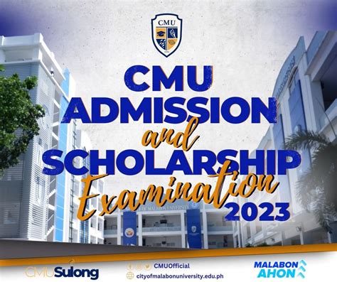 cmu malabon|The CMU Admission and Scholarship Examination 2023 – City of .